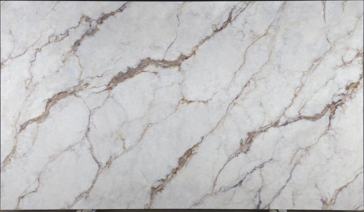 Calacatta Gold Fantasy Quartz 3cm 138 x 79 ( Bookmatched)